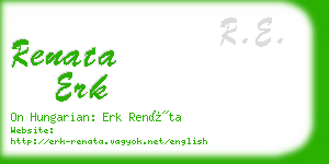 renata erk business card